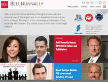 Tablet Screenshot of bellnunnally.com